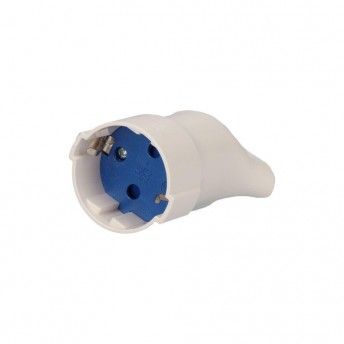 Tomada schuko 4,8mm 16a 250v t/tl branco. com anel para facilitar a extração. 5019a refª 42014 SOLER Tomada schuko 4,8mm 16a 250v t/tl branco. com anel para facilitar a extração. 5019a refª 42014 SOLER