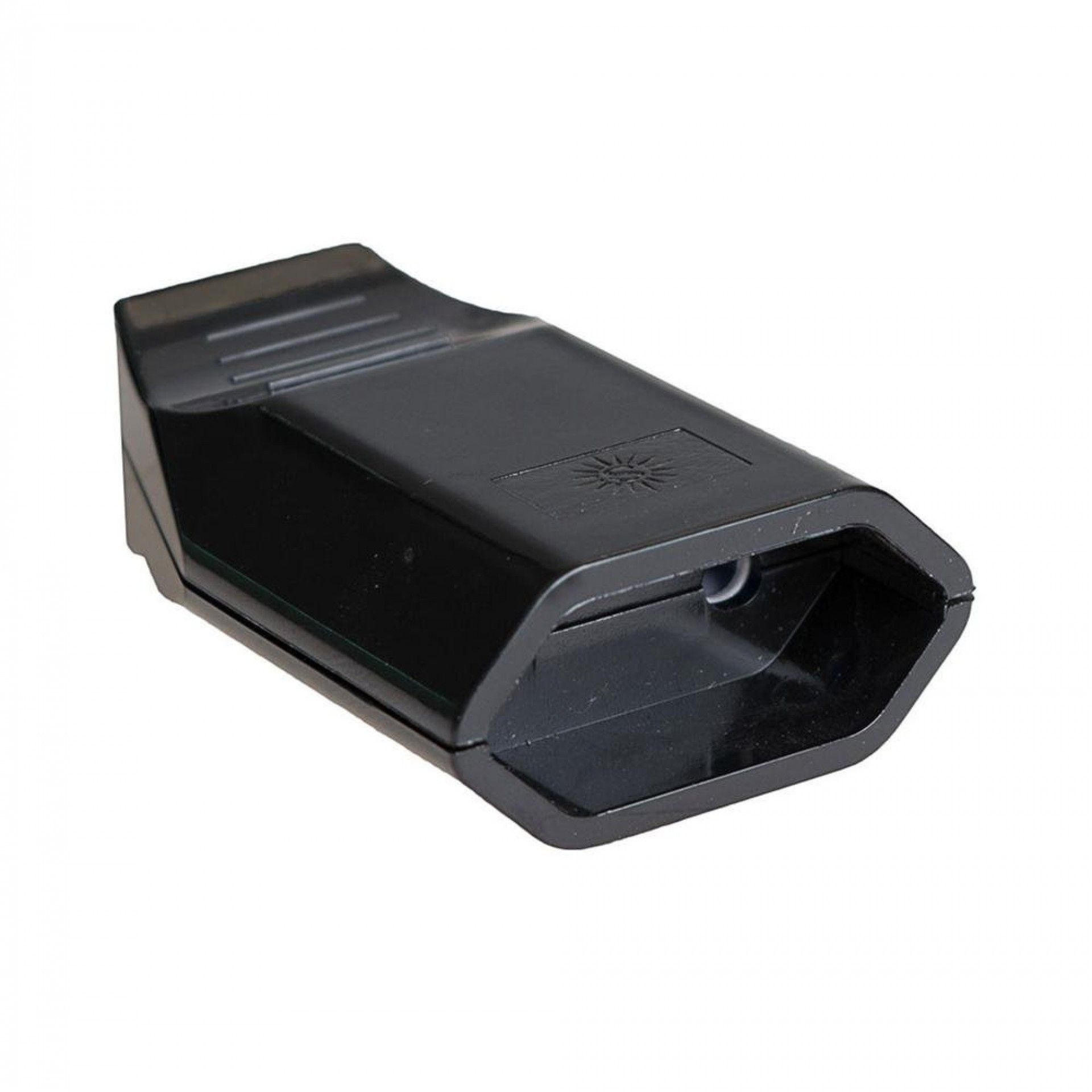 Tomada aérea com saia 10a 250v preta 7627n refª 42018 SOLERA