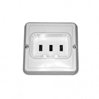 Tomada bipolar 25a para cozinha (retractilado) 6827 ref 41208 SOLERA