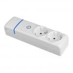 Extens�o com 2 tomadas 2p+t, 16a 250v com interruptor luminoso. 8002pil ref� 41108 SOLERA