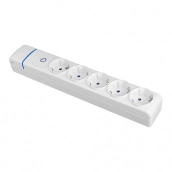 Extens�o com 5 tomadas 2p+t, 16a 250v com interruptor luminoso. 8005pil ref� 41112 SOLERA