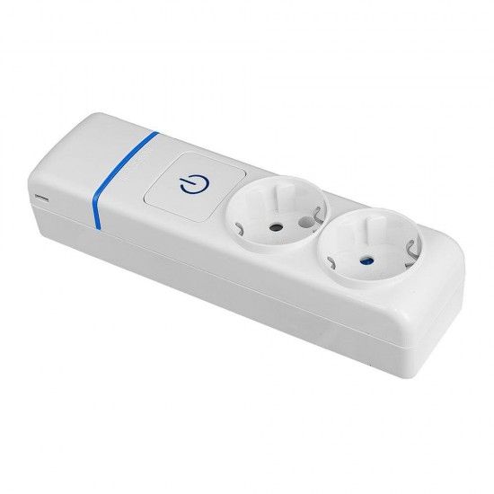 Extens�o com 2 tomadas 2p+t, 16a 250v com interruptor luminoso. 8002pil ref� 41108 SOLERA