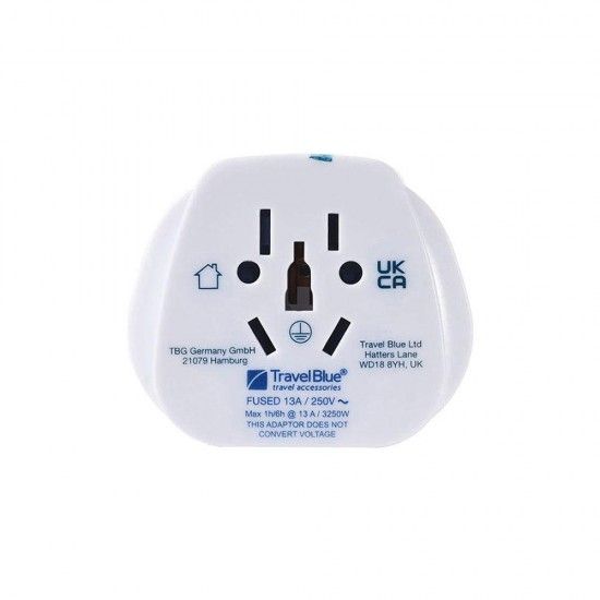 Adaptador de entrada múltipla de todo o mundo para ficha de saída do reino unido, tb-904, refª 40914 Adaptador de entrada múltipla de todo o mundo para ficha de saída do reino unido, tb-904, refª 40914