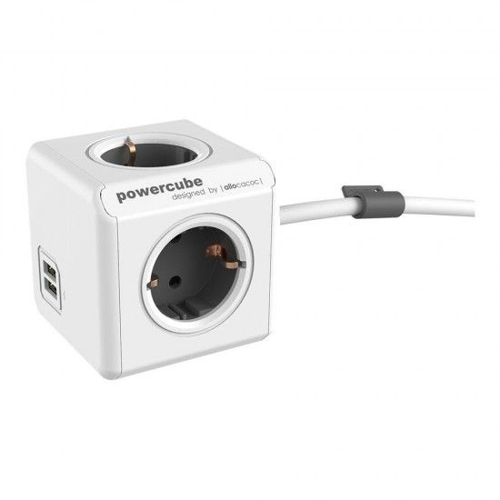 Powercube extended + usb 4 tomadas + 2 usb 1402 refª 40203 POWERCUBE Powercube extended + usb 4 tomadas + 2 usb 1402 refª 40203 POWERCUBE