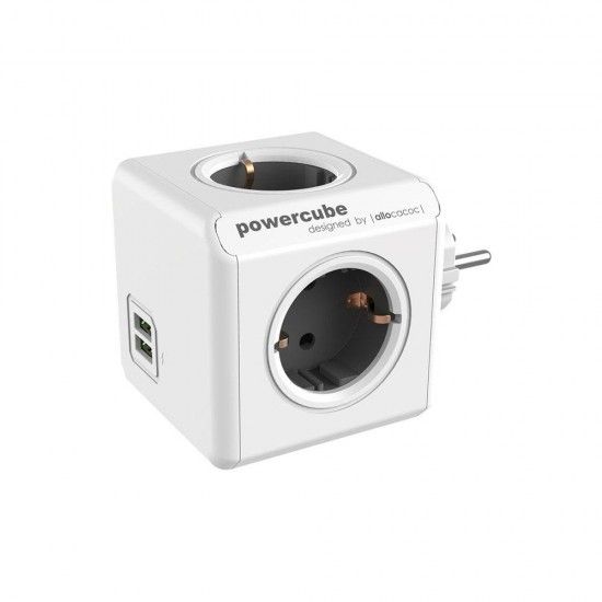 Powercube original + usb 4 tomadas + 2 usb 1202 refª 40201 POWERCUBE Powercube original + usb 4 tomadas + 2 usb 1202 refª 40201 POWERCUBE