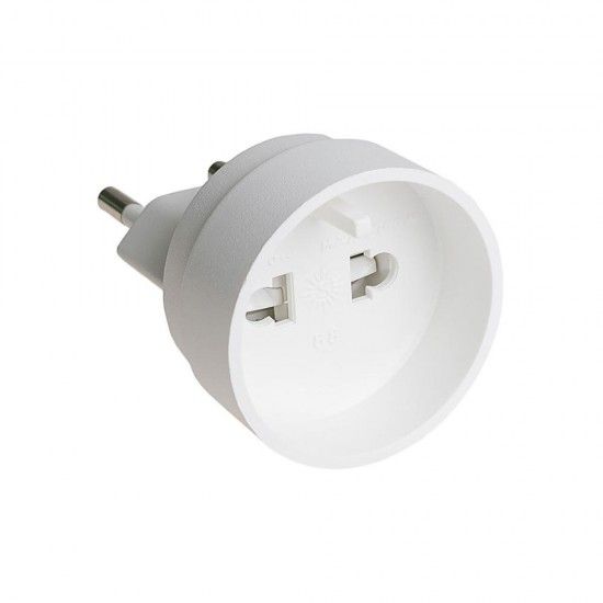 Adaptador de viagem 2p, 10a 250v ref 40090 SOLERA