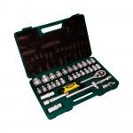 Jogo 32 pcs. de soquetes e acessorios de 1/2" cromo vanadio ek602 mota ref 39872 MOTA HERRAMIENTAS