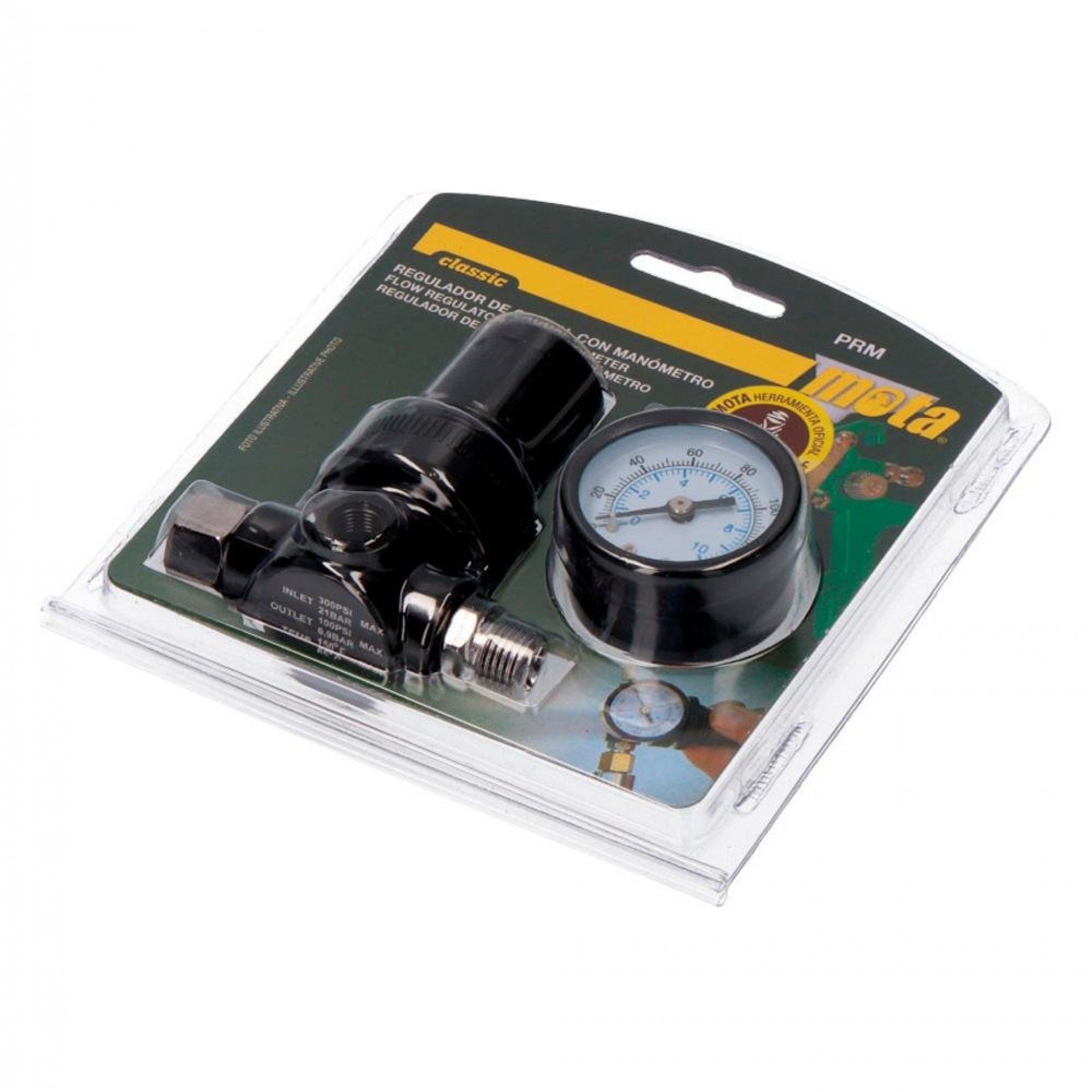 Regulador fluxo água com manometro prm. mota refª 39808 MOTA HERRAMIENTAS