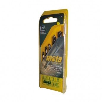 Jogo de 5 brocas para madeira de 4mm a 10mm mmj5 mota ref� 39354 MOTA HERRAMIENTAS