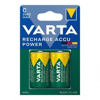 Pilha recarregvel accu power c - lr14 3000ma (blster 2 unid.) 26,2x50mm ref 38658 VARTA