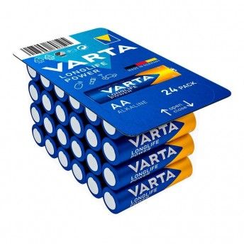 Pilha longlife power aa - lr06 caixa 24 unid. 14,5x50,5mm ref 38616 VARTA
