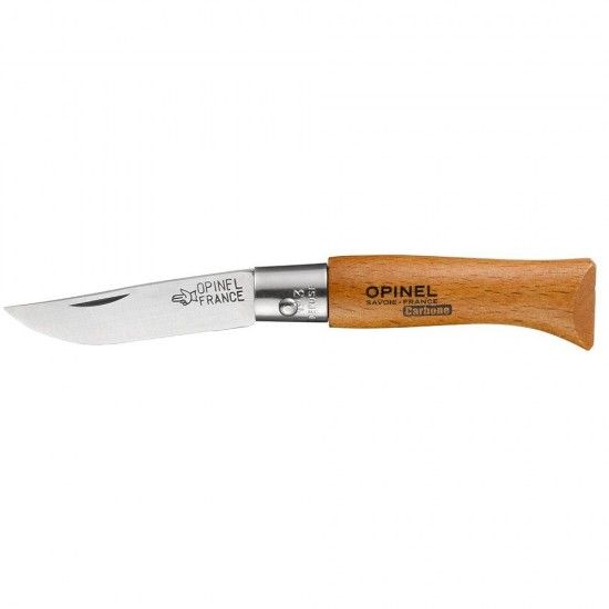 Navalha de ao de carbono n3, lmina de 4cm. ref 37551 OPINEL