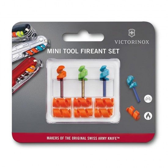 Kit para atear fogo laranja. medida: 8x8x27mm. peso: 5g. ref� 37540 VICTORINOX