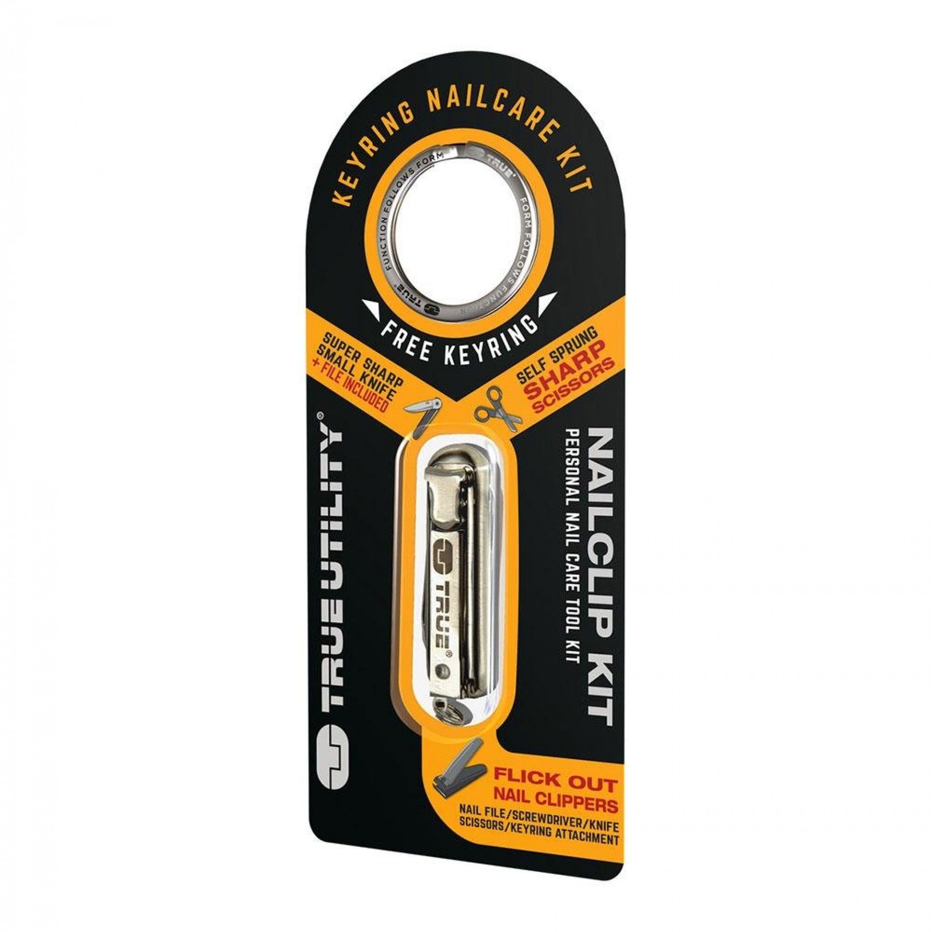 Nailclip kit chaveiro kit corta unhas tu215k refª 37518 TRUE