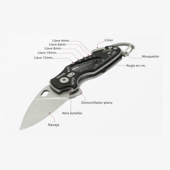 Smartknife navalha com 11 ferramentas em 1. tu573k ref 37504 TRUE