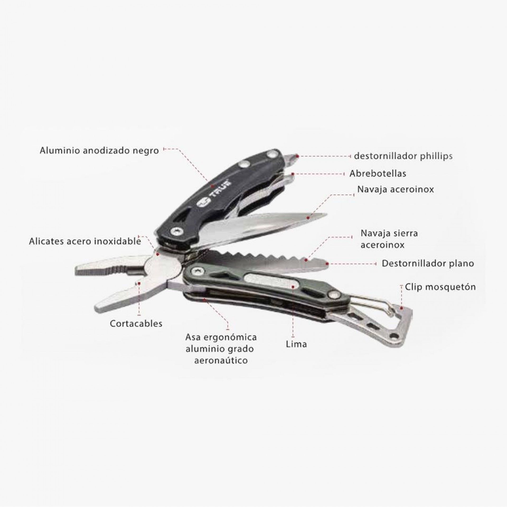 Seven multiferramenta 9 em 1 tu180k refª 37501 TRUE