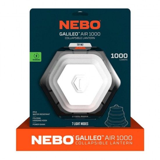 Candeeiro galileo air 1000. dobr�vel recarreg�vel ref� 36808 NEBO