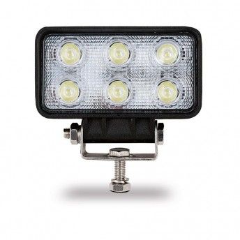 Luz de trabalho retngular 6 leds 18w 10-30v 1200lm ref 36515 GOODYEAR