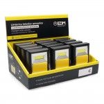 Lanterna 2 leds 200 l�menes com base magn�tica e adesiva 4xaaa (pilhas inclu�das) ref� 36440 EDM