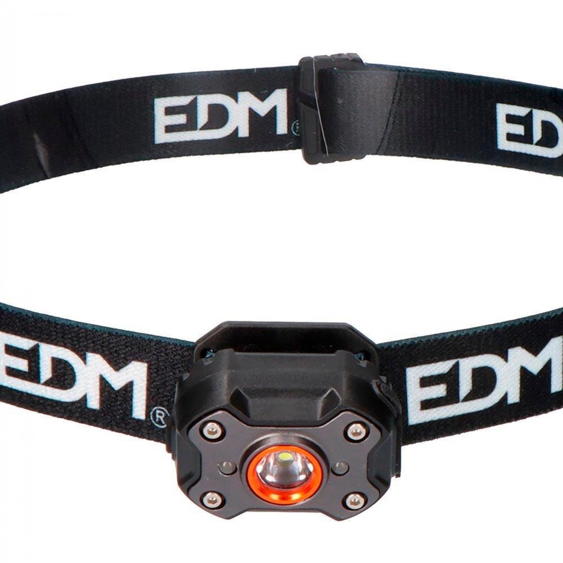 Lanterna de cabeça frontal 1 led 8w 400lm recarregável refª 36417 EDM