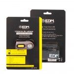 Lanterna de cabeça frontal 2 leds 3w+5w 400lm recarregável. refª 36416 EDM Lanterna de cabeça frontal 2 leds 3w+5w 400lm recarregável. refª 36416 EDM