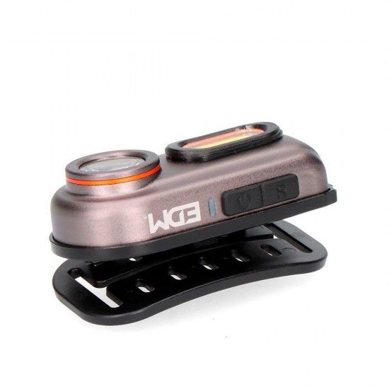 Lanterna de cabea frontal 2 leds 3w+5w 400lm recarregvel. ref 36416 EDM