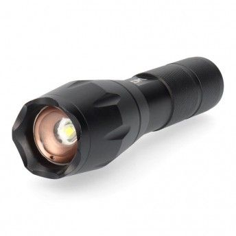 Lanterna de alumnio com zoom. 1 led cree xml-t6 3xaaa (pilhas includas) ref 36398 EDM