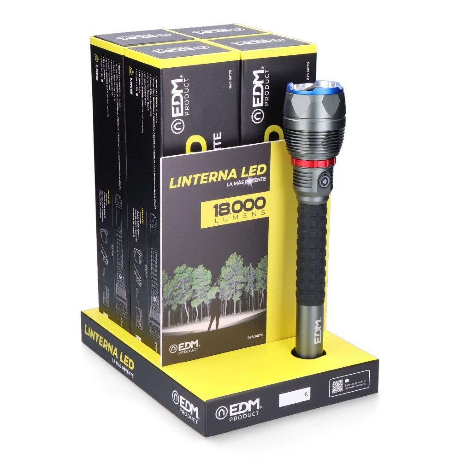 Lanterna led 18.000lm refª 36170 EDM