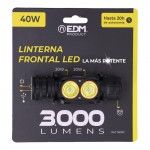 Lanterna frontal 3.000lm refª 36160 EDM Lanterna frontal 3.000lm refª 36160 EDM