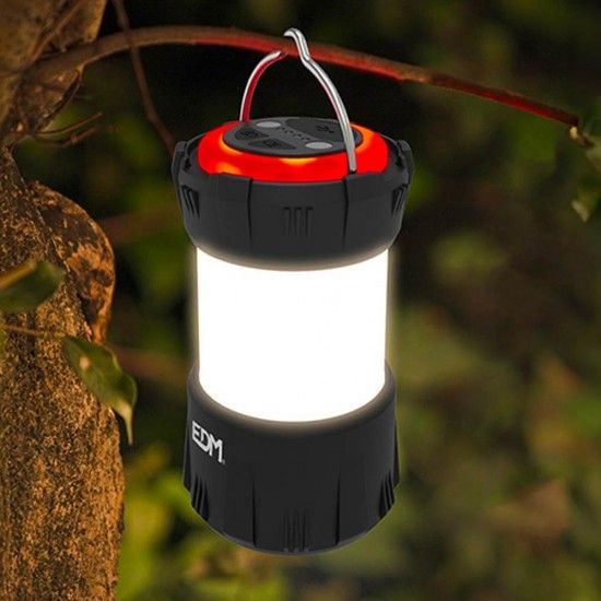 Mini lanterna de campismo de led 300lm 6,6x12cm ref 36148 EDM