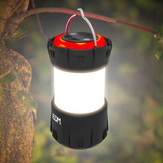 Mini lanterna de campismo de led 300lm 6,6x12cm ref 36148 EDM