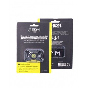 Lanterna de cabea led 5W (3xAAA-includas) ref 36129 EDM