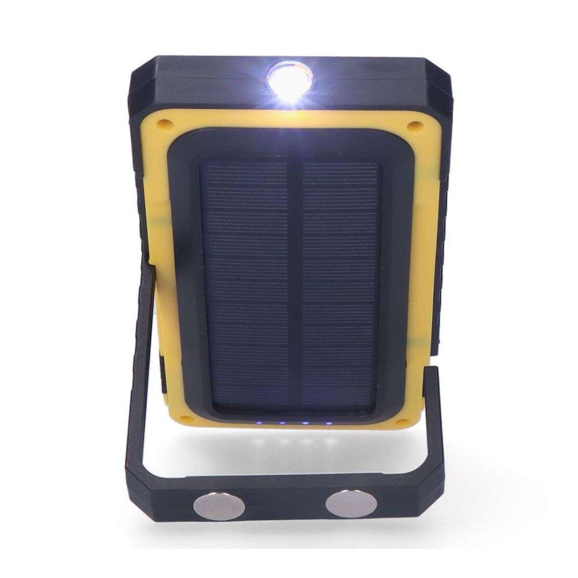 Lanterna led solar recarregável com gancho e íman cob 10w 750lm refª 36126 EDM