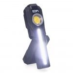 Lanterna led cob redonda 200lm + cob frontal 200lm + spot superior 50lm ref 36128 EDM