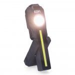 Lanterna led cob redonda 200lm + cob frontal 200lm + spot superior 50lm ref 36128 EDM