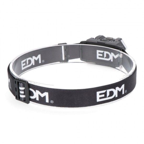 Lanterna de cabeça a pilhas 5w + 8x1w 400lm 9 leds refª 36123 EDM Lanterna de cabeça a pilhas 5w + 8x1w 400lm 9 leds refª 36123 EDM