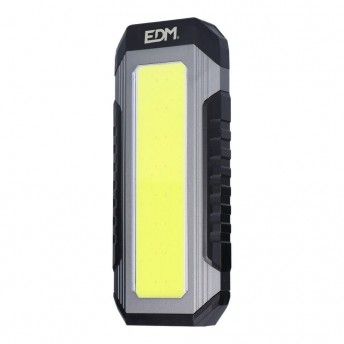 Lanterna recarregvel xl 10w 3 leds 1000lm 2x2000mah ref 36120 EDM