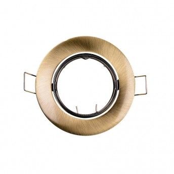 Anel de halognio metlico. oscilante. cor ouro velho. 8,4cm ref 35909 EDM