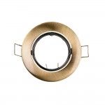 Anel de halog�nio met�lico. oscilante. cor ouro velho. �8,4cm ref� 35909 EDM