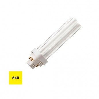 Lmpada de baixo consumo ralux duo/e 26,9w g24q-3 pld-4pin 4000k. 164x27mm radium ref 35670 BASICS