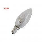 Lmpada incandescente vela transparente 60w e14 125v (somente uso industrial) ref 35432 ORMALIGHT