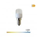 Lâmpada tubular (frigorífico) led e14 0,5w 55lm 6400k luz fria ø2,6x60cm refª 35291 EDM Lâmpada tubular (frigorífico) led e14 0,5w 55lm 6400k luz fria ø2,6x60cm refª 35291 EDM