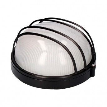 Aplique redondo de alumínio ip54. cor preto 1xe27 100w ø23,8x11cm modelo vinyols refª 34303 EDM Aplique redondo de alumínio ip54. cor preto 1xe27 100w ø23,8x11cm modelo vinyols refª 34303 EDM