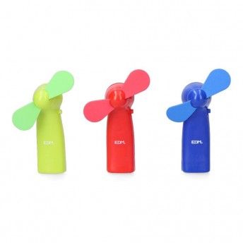 Ventoinha a pilhas "funny colors" 2xaa (no includo) cores / modelos diversos ref 33978 EDM