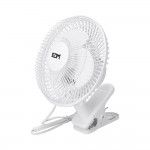 Ventoinha de pinça. cor branco. potência: 15w aspas: ø15cm 28cm refª 33961 EDM Ventoinha de pinça. cor branco. potência: 15w aspas: ø15cm 28cm refª 33961 EDM