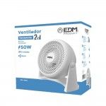 Ventoinha 2 em 1 (piso e parede) cor branco. potência: 50w lâminas: ø18cm 26,5x15,5x27,7cm refª 3395 Ventoinha 2 em 1 (piso e parede) cor branco. potência: 50w lâminas: ø18cm 26,5x15,5x27,7cm refª 3395