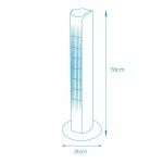 Ventoinha de torre. coer branco potência: 45w 21x78cm refª 33952 EDM Ventoinha de torre. coer branco potência: 45w 21x78cm refª 33952 EDM