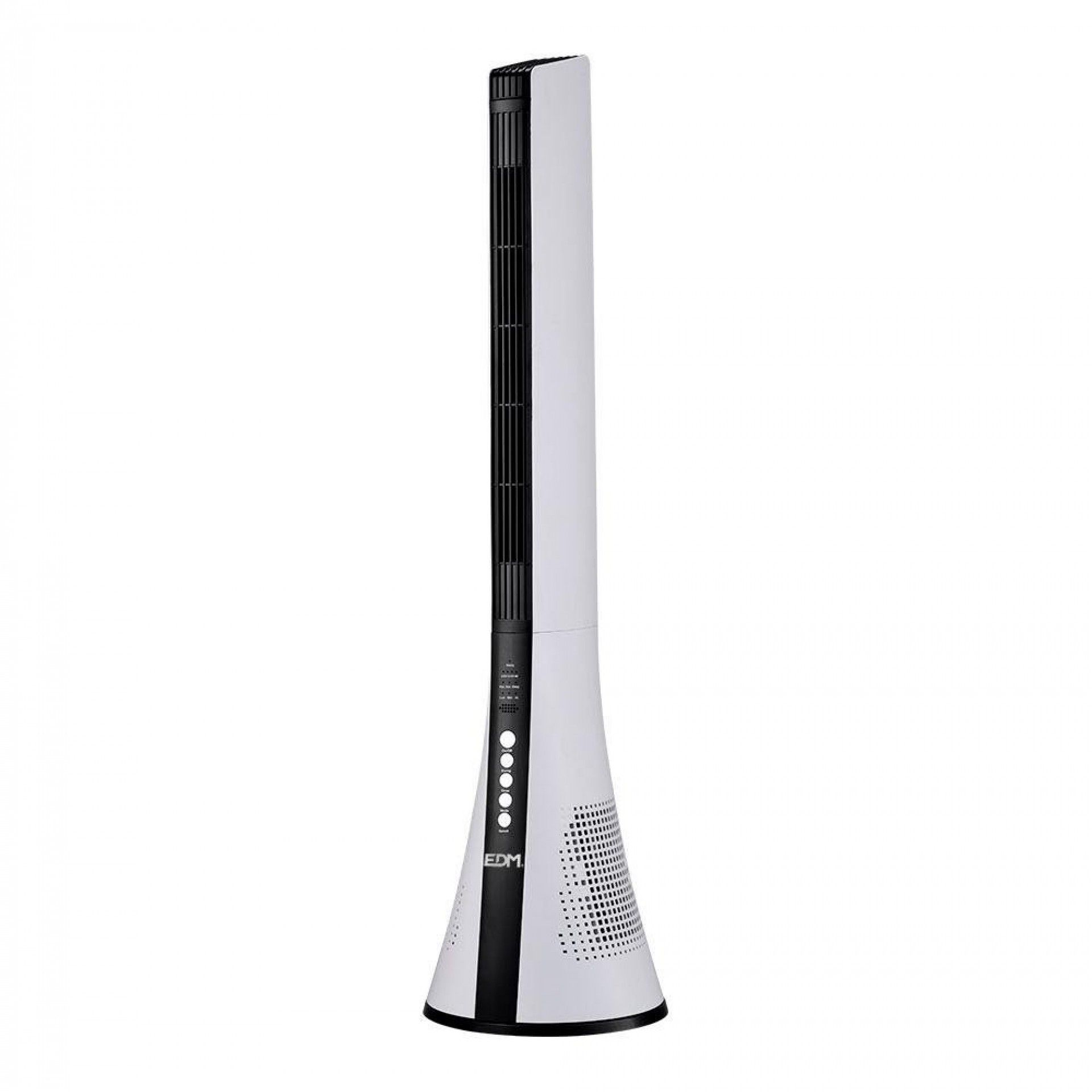 Ventoinha de torre. potência: 50w com comando. cor branco 28,5x27,8x110,8cm refª 33955 EDM