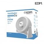 Ventoinha 2 em 1 (piso e parede) cor branco. potência: 50w lâminas: ø18cm 26,5x15,5x27,7cm refª 3395 Ventoinha 2 em 1 (piso e parede) cor branco. potência: 50w lâminas: ø18cm 26,5x15,5x27,7cm refª 3395