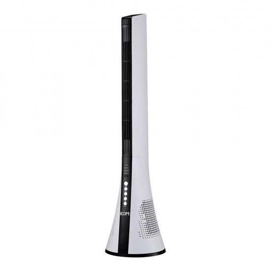 Ventoinha de torre. potncia: 50w com comando. cor branco 28,5x27,8x110,8cm ref 33955 EDM